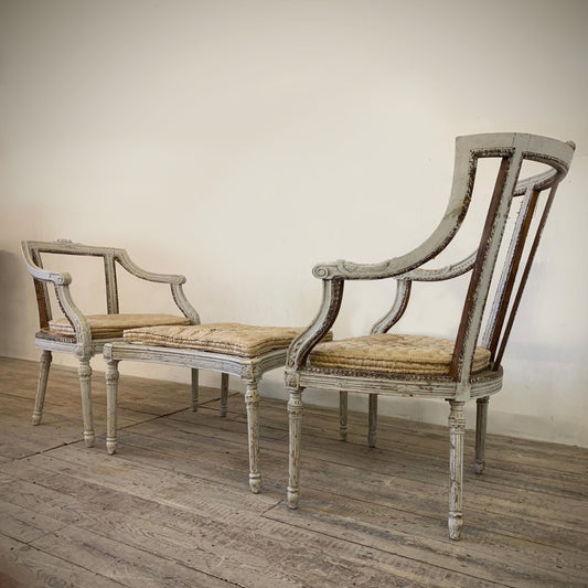 Louis XVI French Duchess Briseé Set c.1860