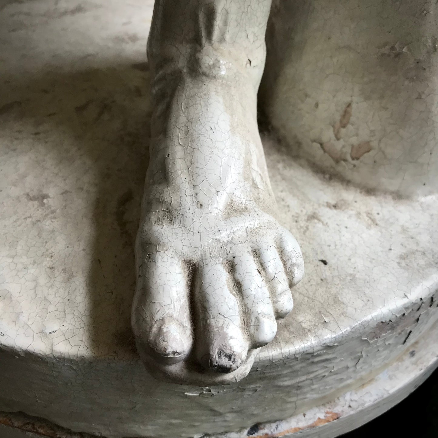 Diana of Versailles or Artemis Sculpture with Plinth c.1890-1920