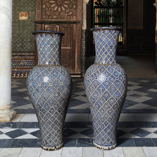 Pair of Huge Moroccan Vessels/Jars