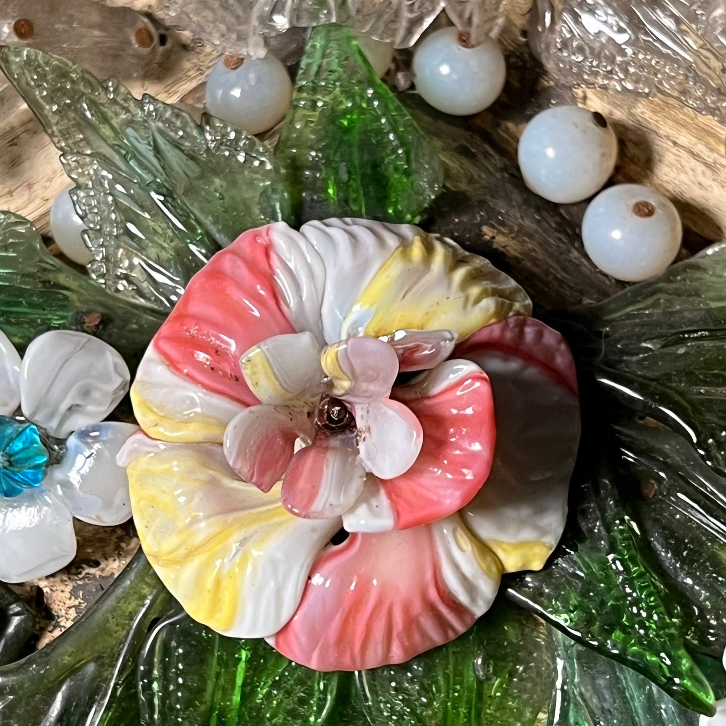 Italian Venetian “Primavera” Murano Mirror c.1860