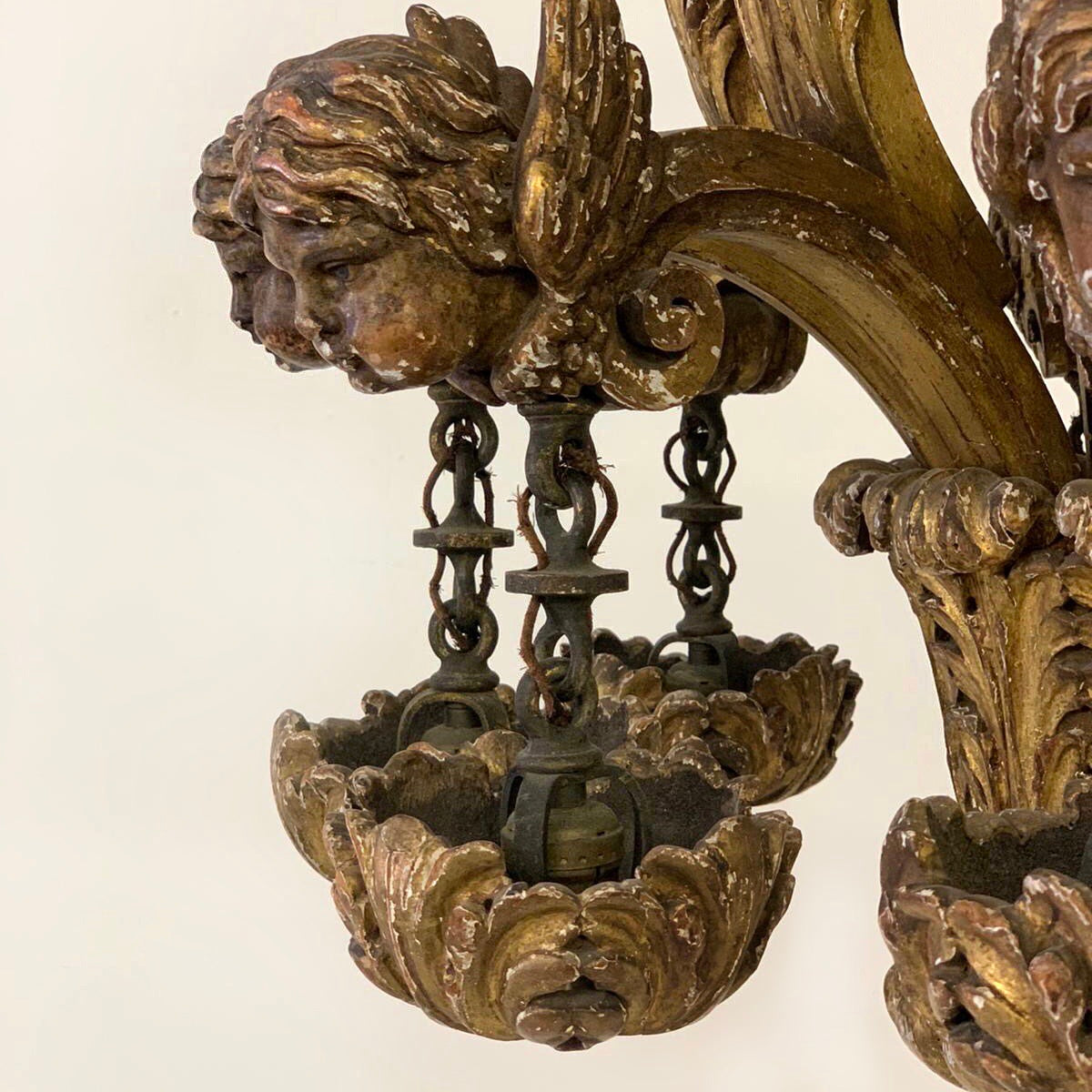 Rococo Cherub Chandelier