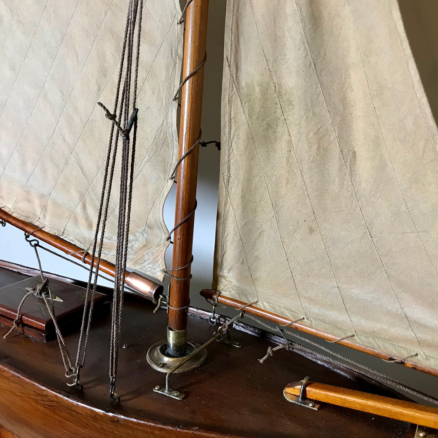 Gaffer Rig Pond Yacht “F.W.Y.C” c.1910