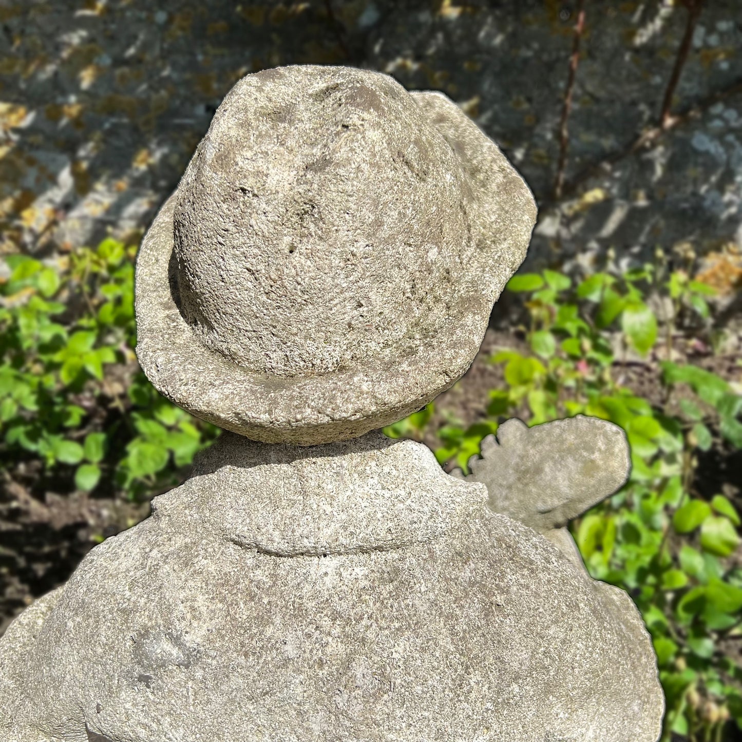 Pietra Di Vicenza Stone Boy with Lute Mid 20th Century