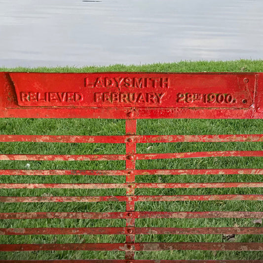 Huge Strap Work Wrought Iron Boer War Commemorative Bench c.1900