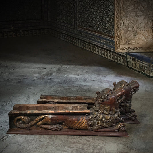 Stylobate Lions Italian Renaissance c.1460