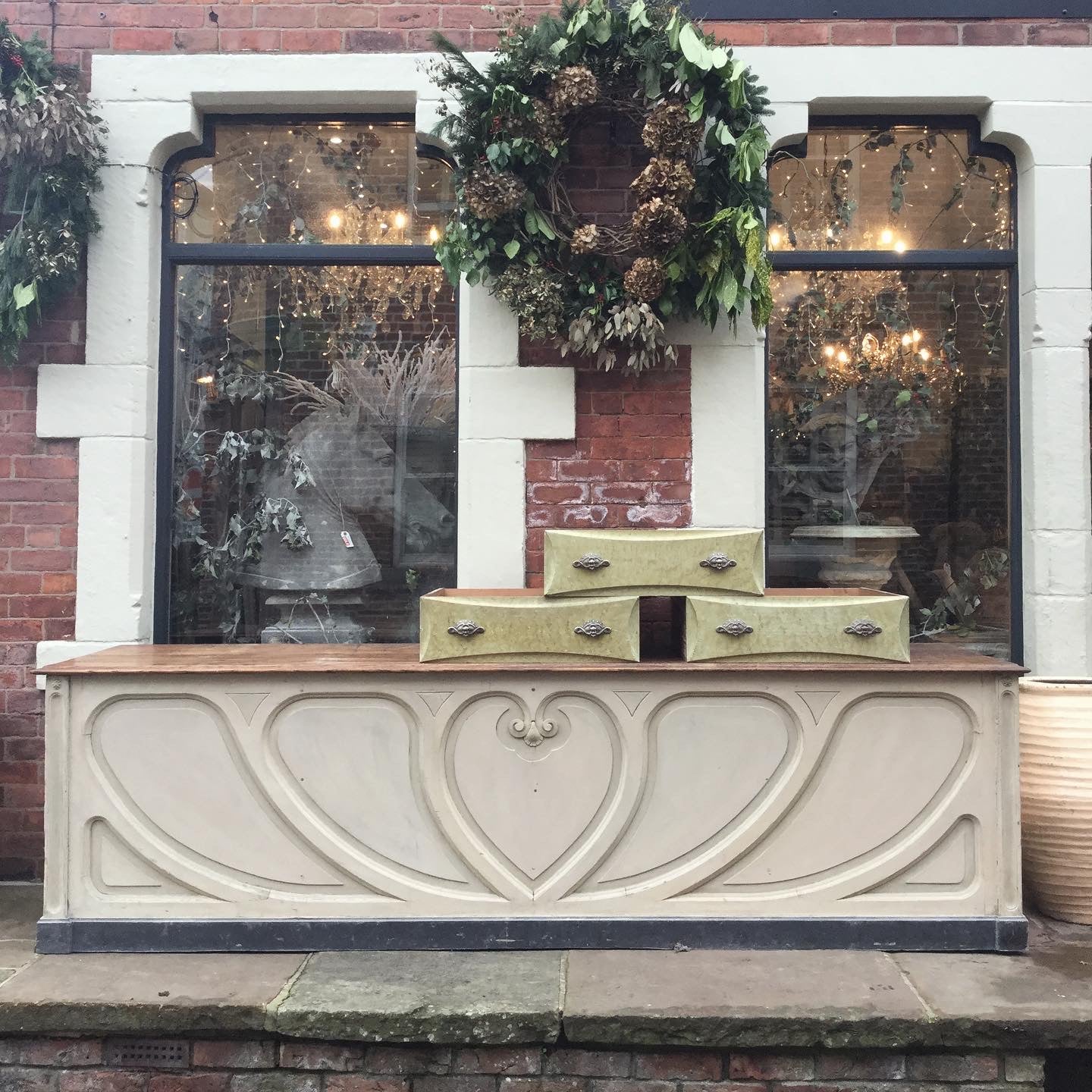 Art Nouveau Shop Counter