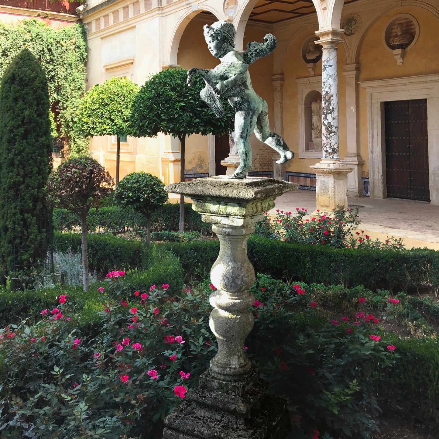 Cupid or ‘Amor with a Goose’ by Sabatino de Angelis & Fils c.1900