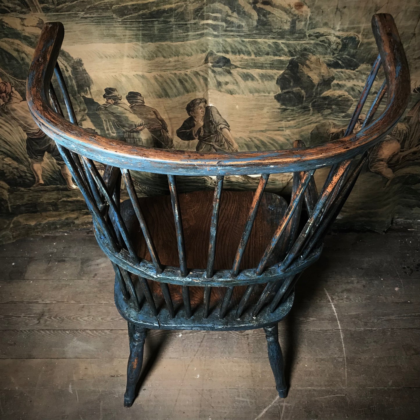 Leicestershire Comb-Back Windsor Armchair c.1780–1800