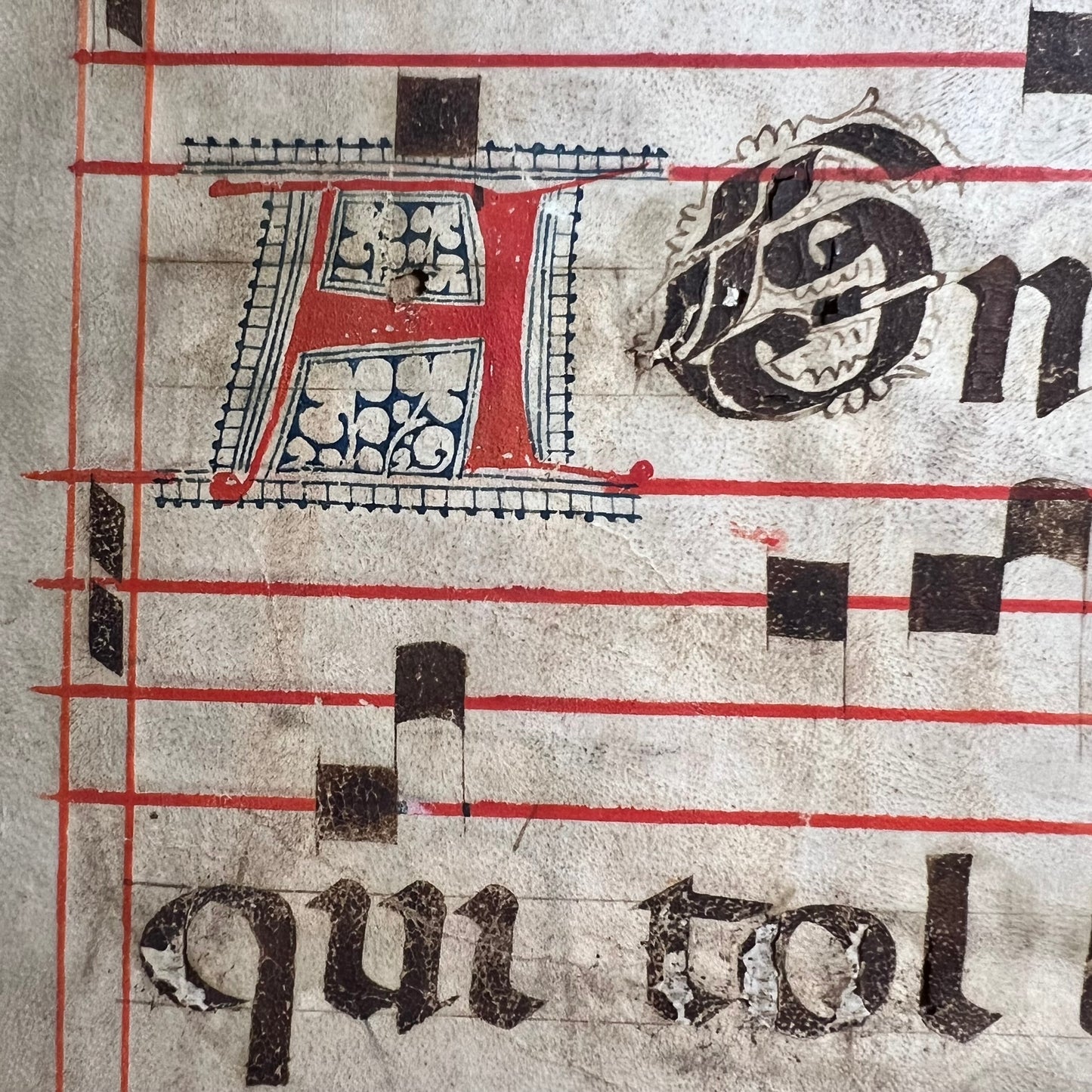 Rare Medieval Illuminated Manuscript c.1440