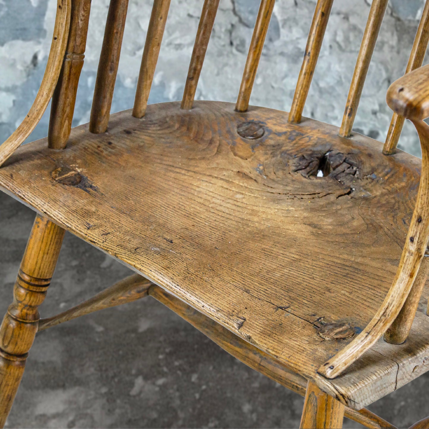 “Knaresborough” Ash & Elm Windsor Armchair c.1820