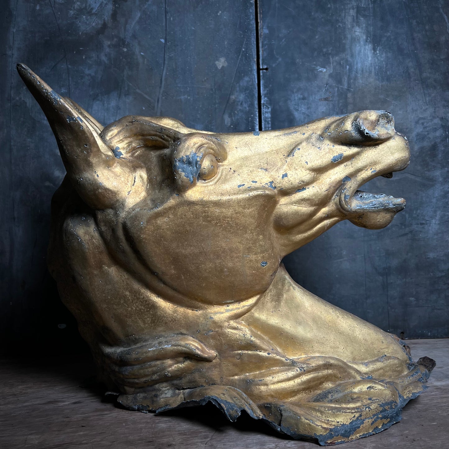 Zinc Horse Head Trade Sign c.1880