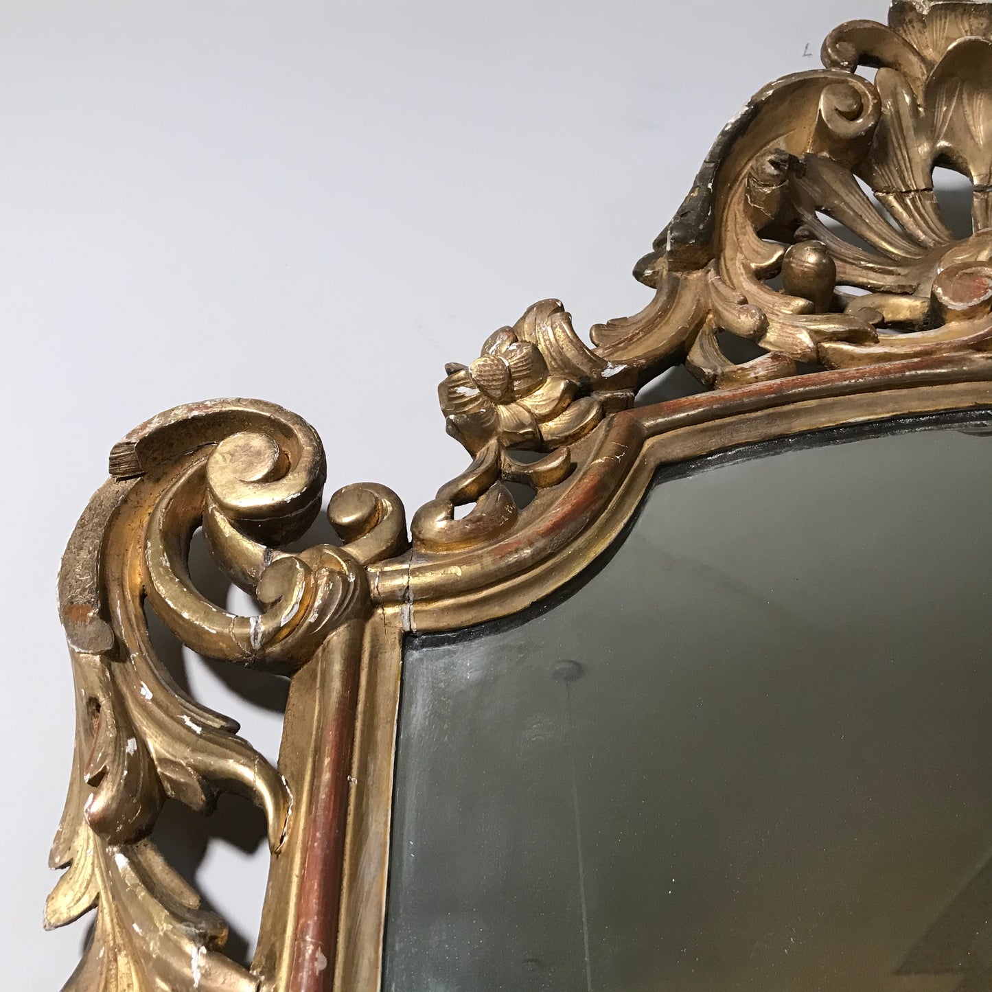 19th Century French Gilt Carved Mirror