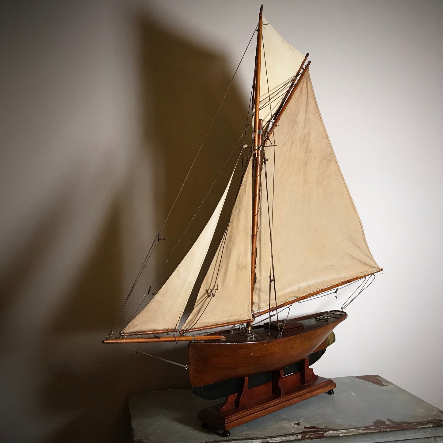 Gaffer Rig Pond Yacht “F.W.Y.C” c.1910