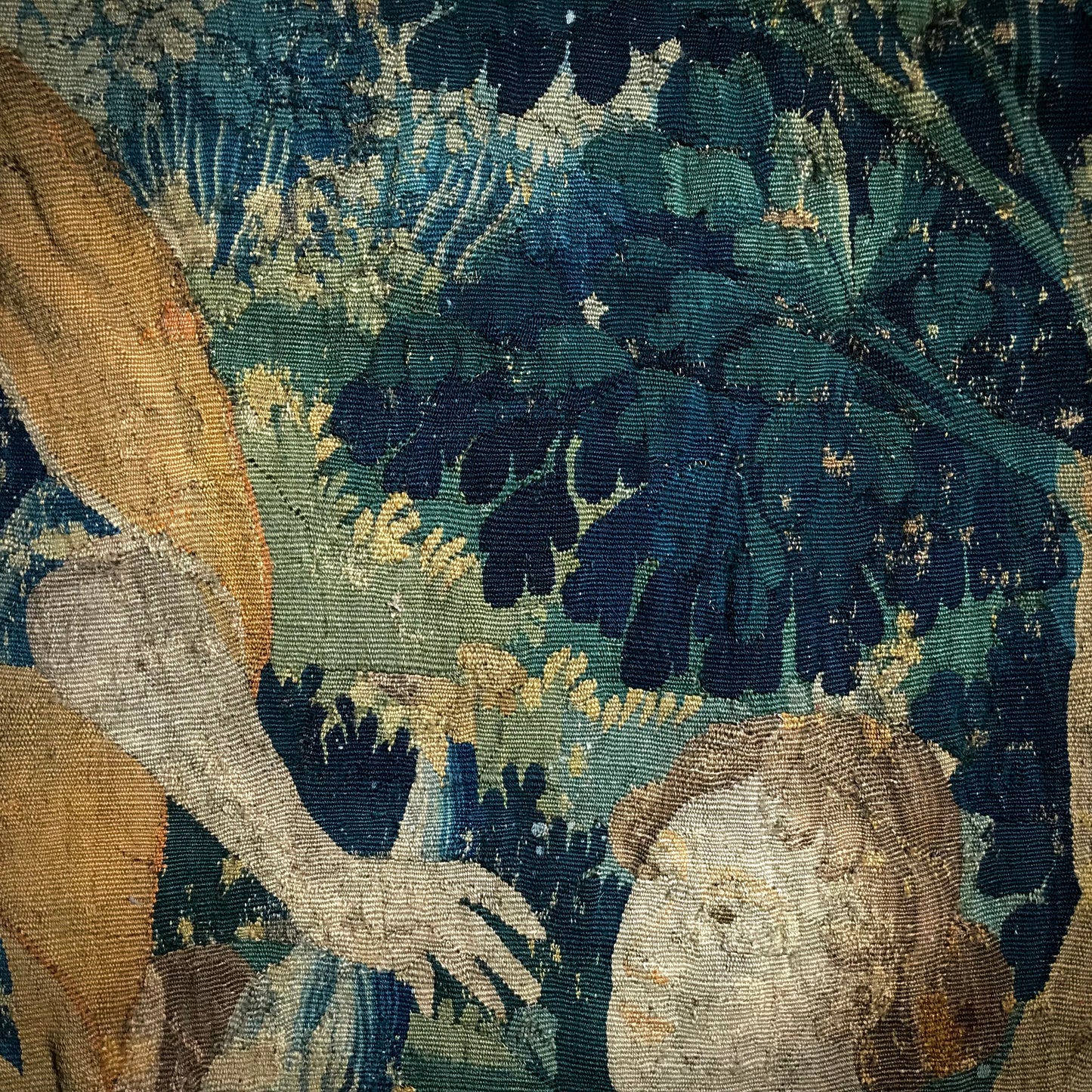 Allegorical Flemish Tapestry with Golden ‘Oniochoe’ c.1650