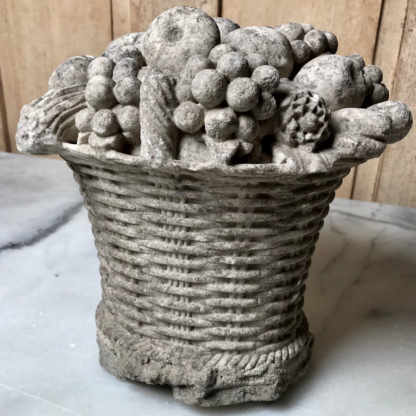 Marble Basket of Fruits c.1750