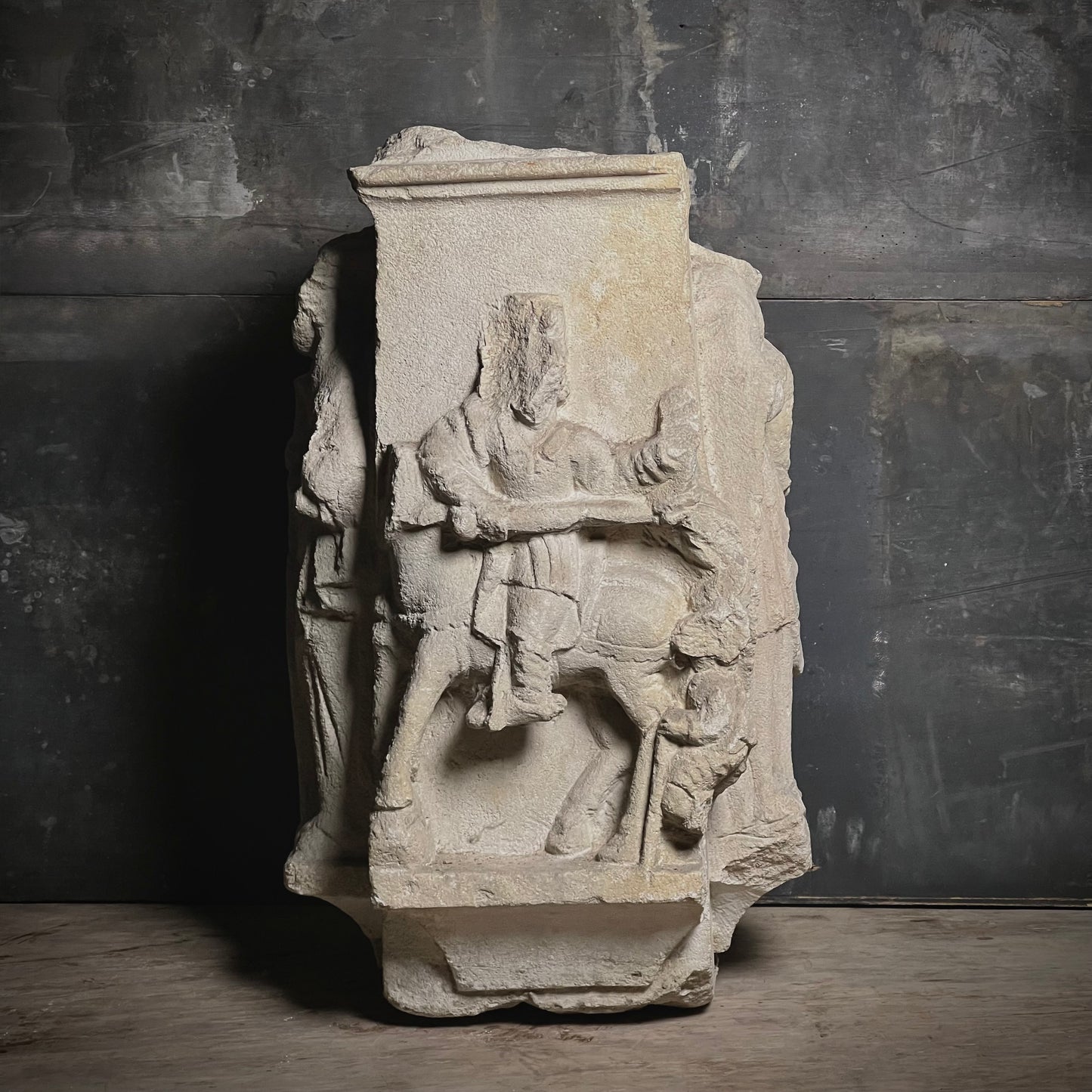 A Four-Sided French Gothic Limestone Capital or Pedestal from a Shrine or Chapel, Northern France, c.1280–1350