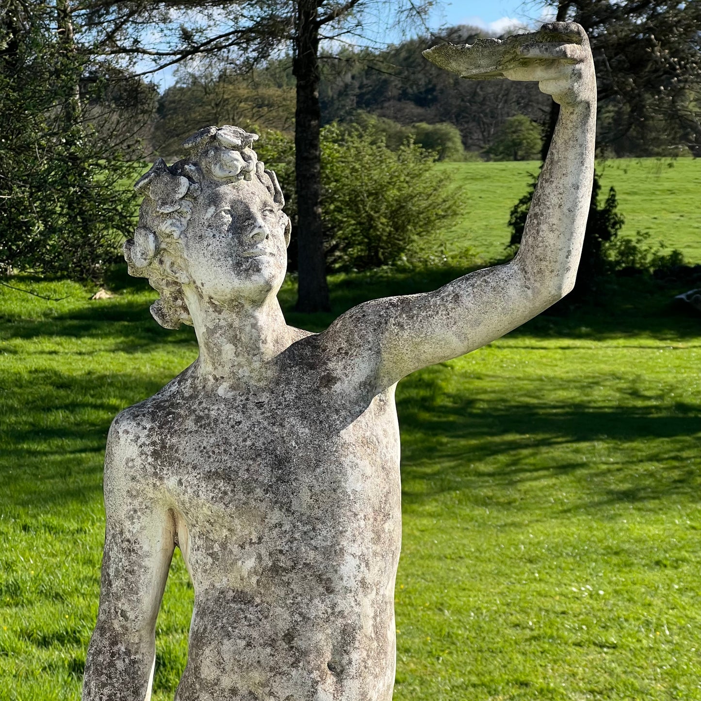 Near Life-Size Bacchus Statue after Sansovino, Early 20th Century