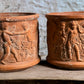 Pair of Italian Terracotta Dancing Cherub Planters Early/Mid 20th Century