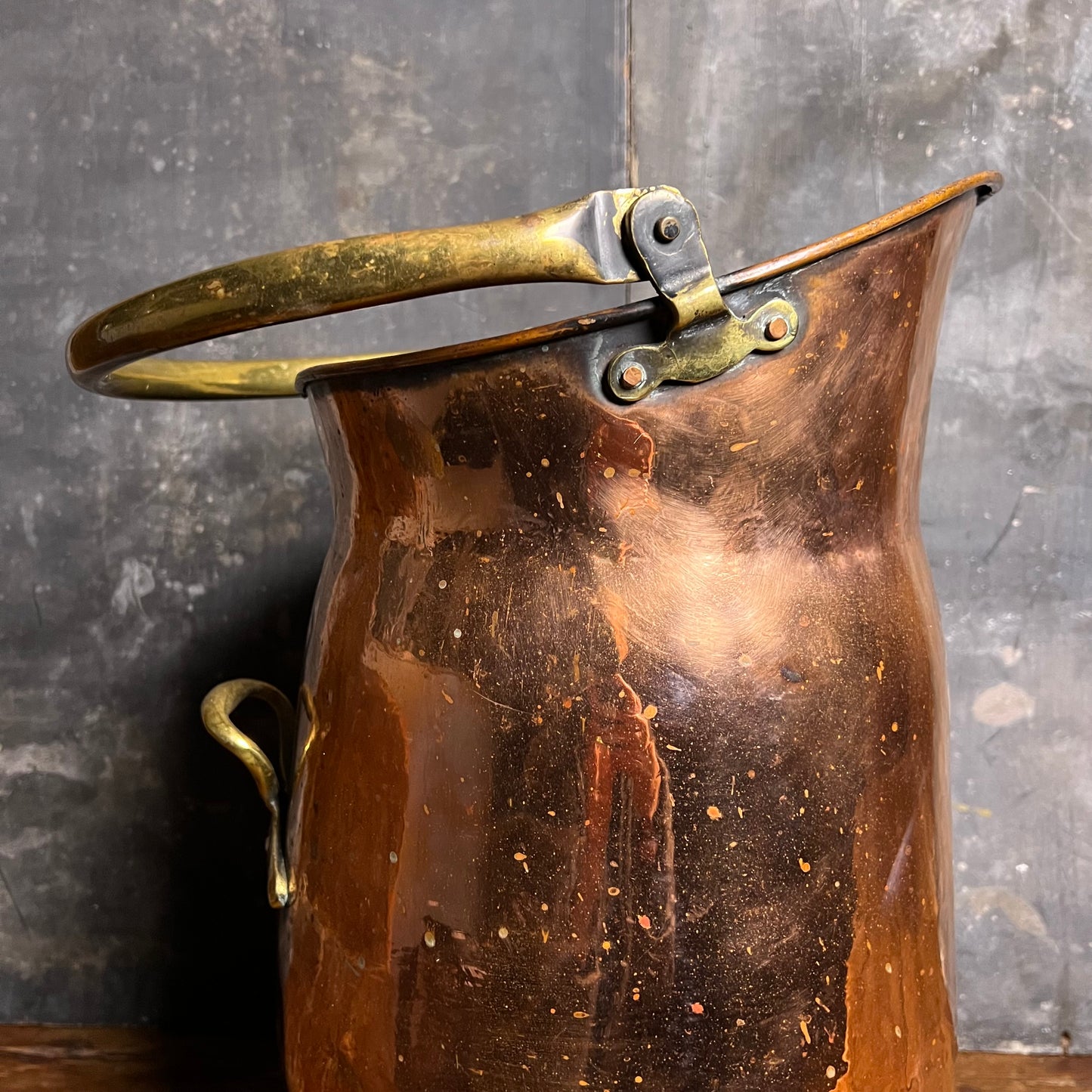 Copper Coal Bin