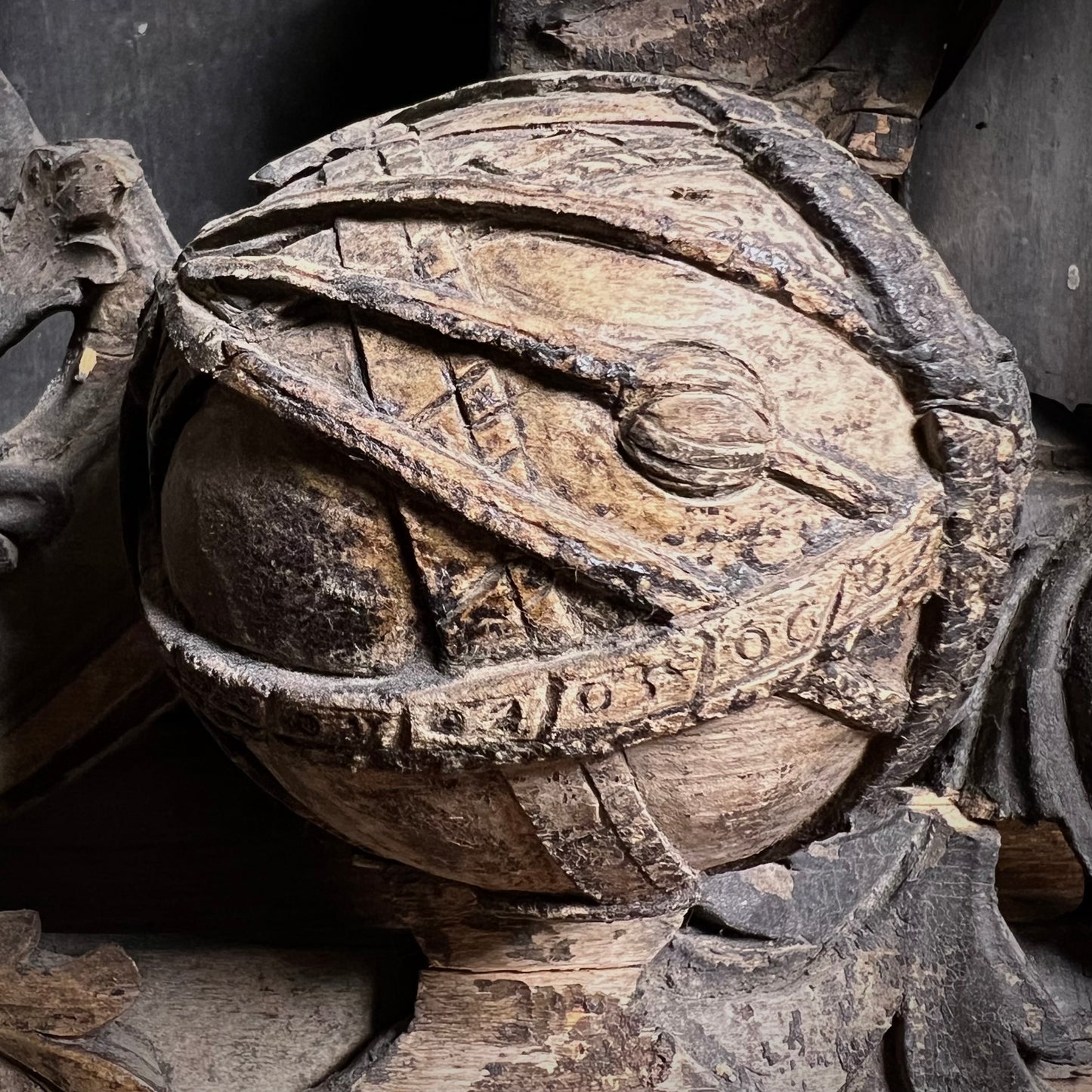 Baroque Limewood Relief with Angel, Lamb and Allegorical Figures, c.1650–1720