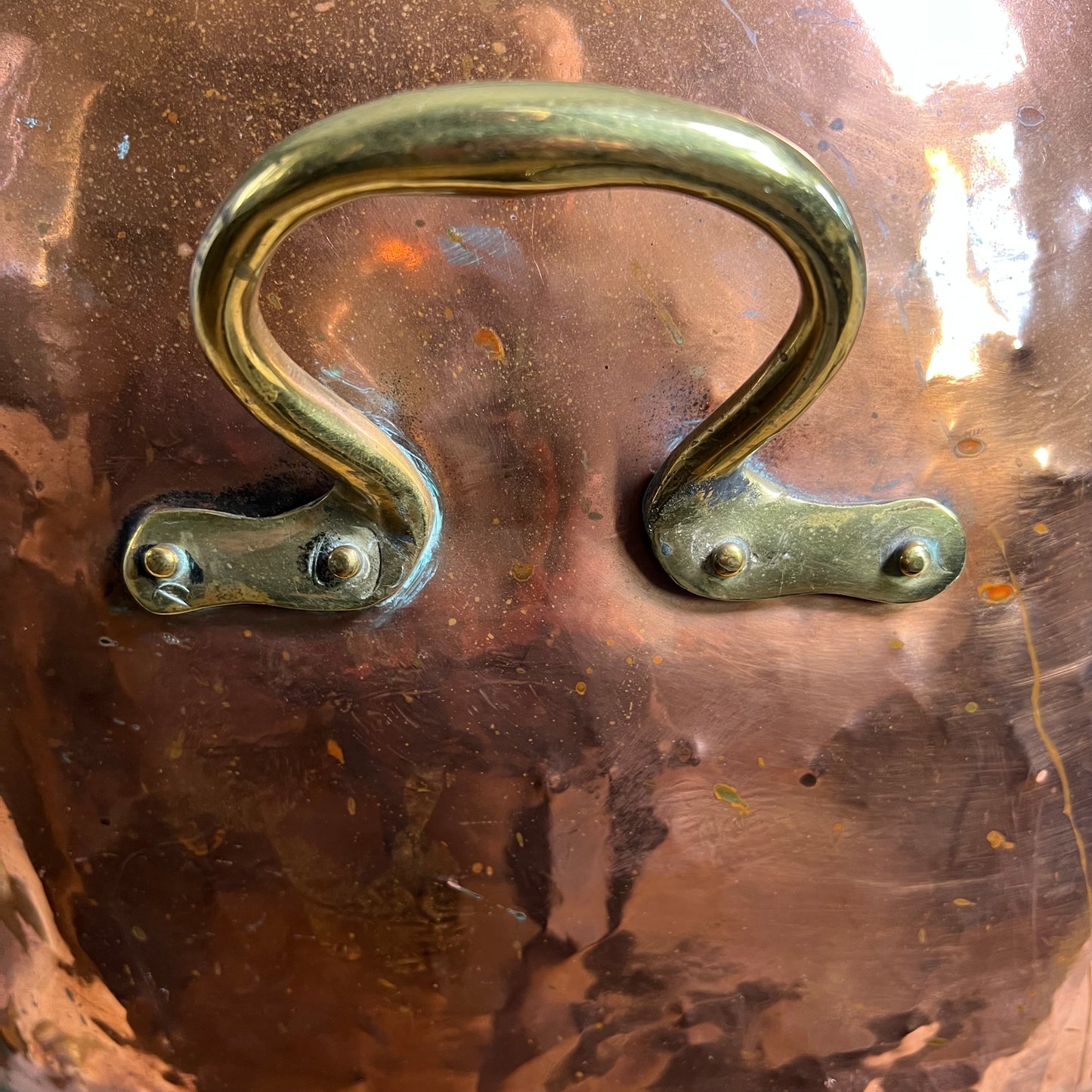 Huge 19th Century Copper Log Bin