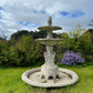 Late 19th Century American Zinc Garden Fountain, Attributed to J. W. Fiske, New York