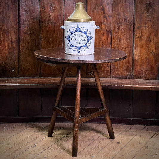 18th Century English Cricket Table in Pine and Ash