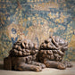 Italian Baroque Carved Walnut Lion Furniture Bearers, 17th century (c. 1650–1700)