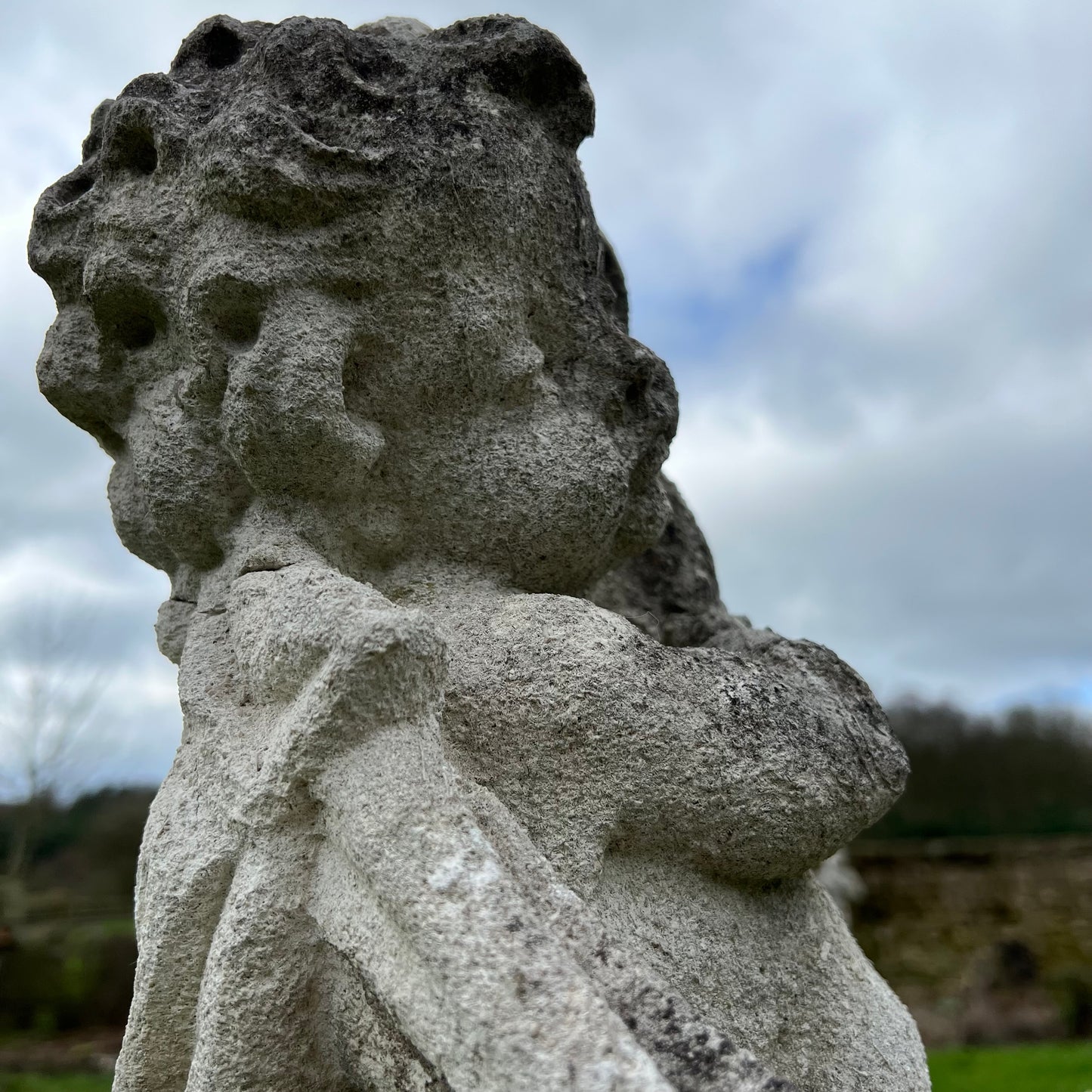 Italian Limestone Putti & Dolphin Fountain c.1700–1750