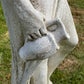 Statue of a Classical Maiden Carrying Water and Wine Mid 20th Century