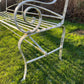 Regency Strapwork Wrought Iron Garden Bench c.1820