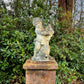 19th C. Italian Carved Stone Putti Fountain with Dolphin