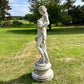 Statue of a Classical Maiden Carrying Water and Wine Mid 20th Century
