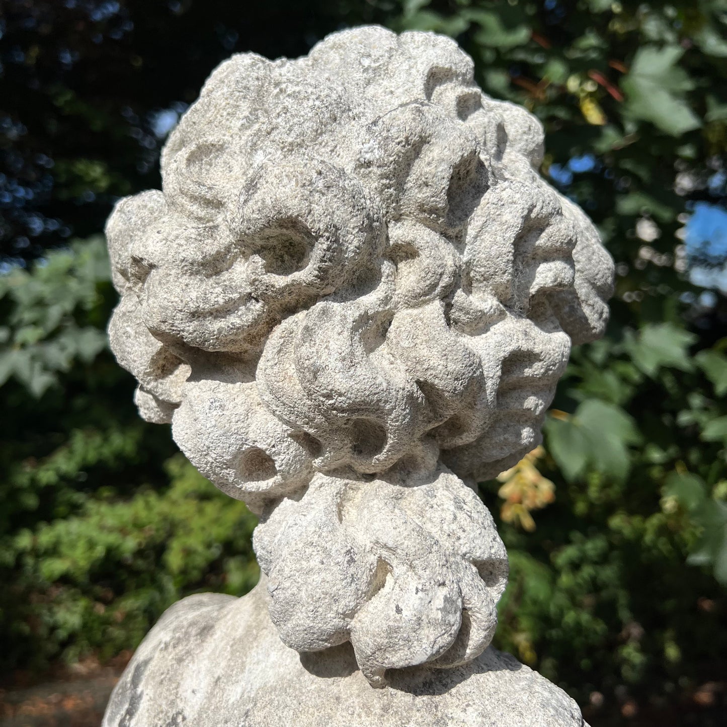 French Limestone Four Seasons Statues with Plinths c. Late 17th/Early 18th Century