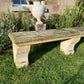 French Loire Valley Carved Stone Bench from Tudery Vineyard