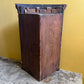 English George III Bow-Fronted Mahogany Corner Cupboard with Geometric Inlay, c.1770