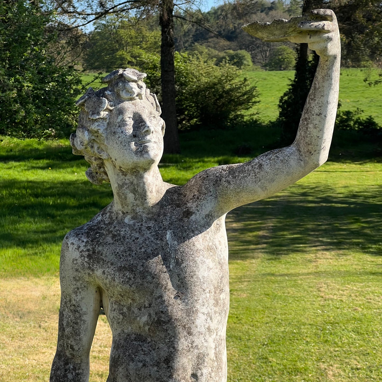 Near Life-Size Bacchus Statue after Sansovino, Early 20th Century