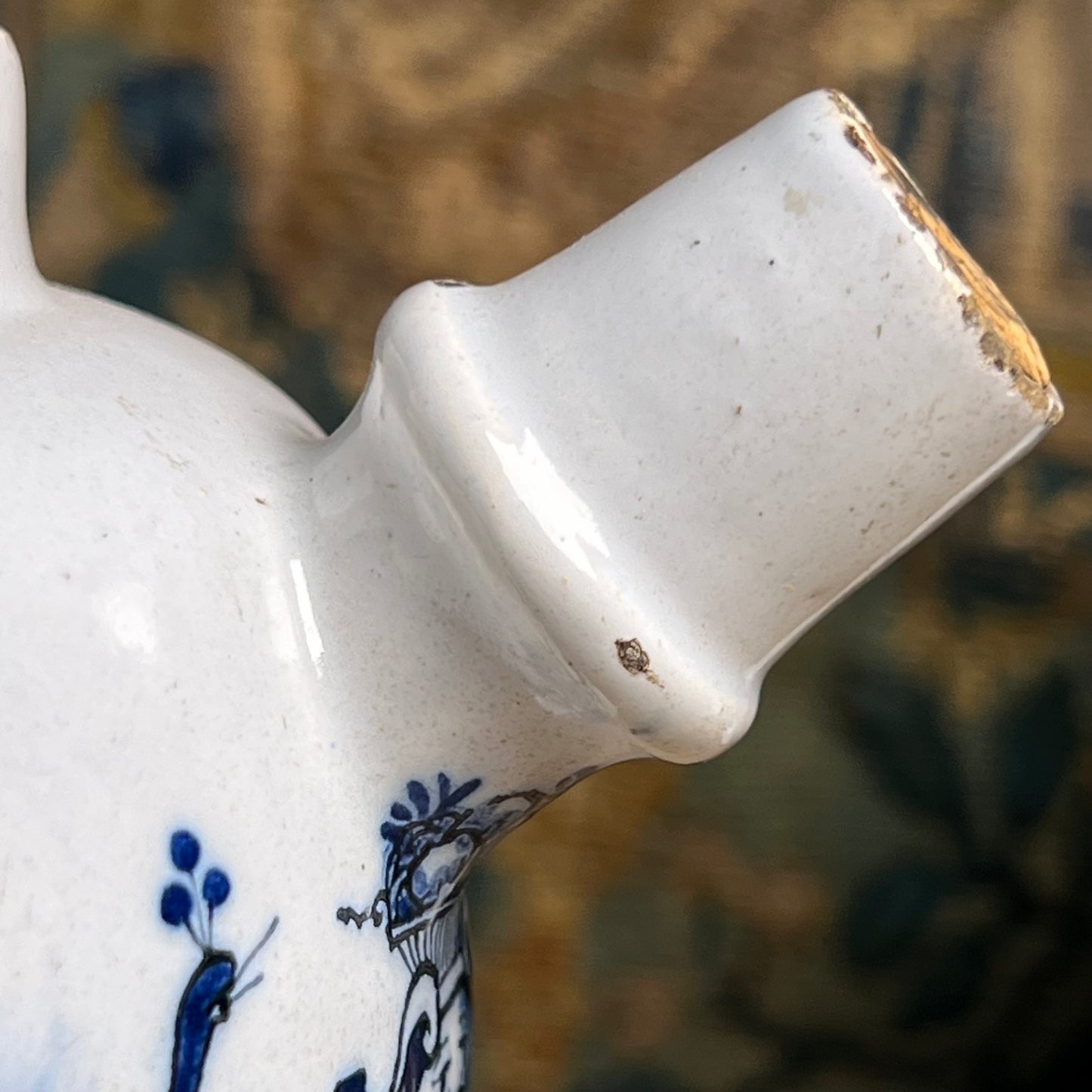 Pair of Dutch Delft Apothecary Syrup Jars, “Oxym. Simpl.” & “S. Rhei”, Mid-18th century (c.1730–1760)