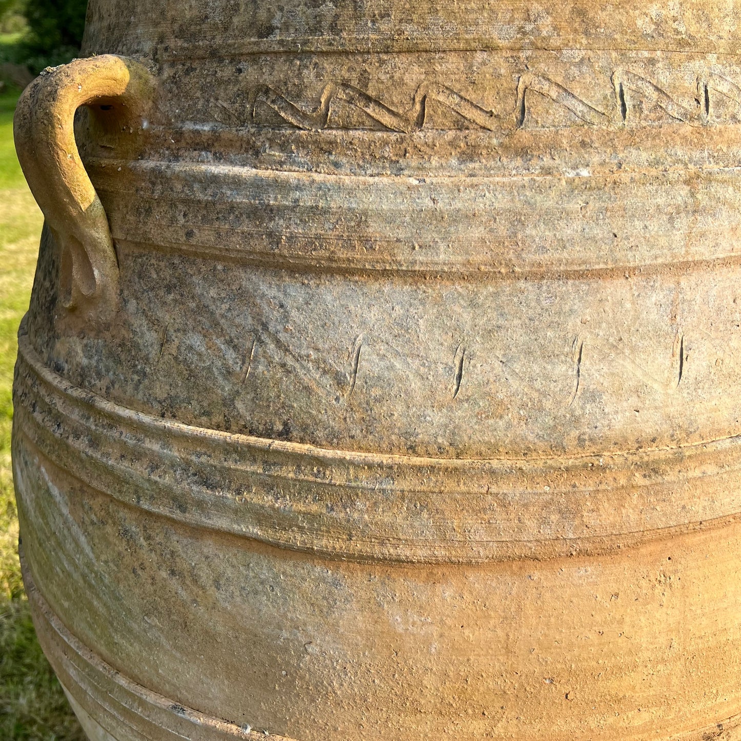 XL Terracotta Cretan Greek Pithoi Jar