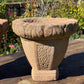 Pair of English Stuart Red Sandstone Urns, c.1680