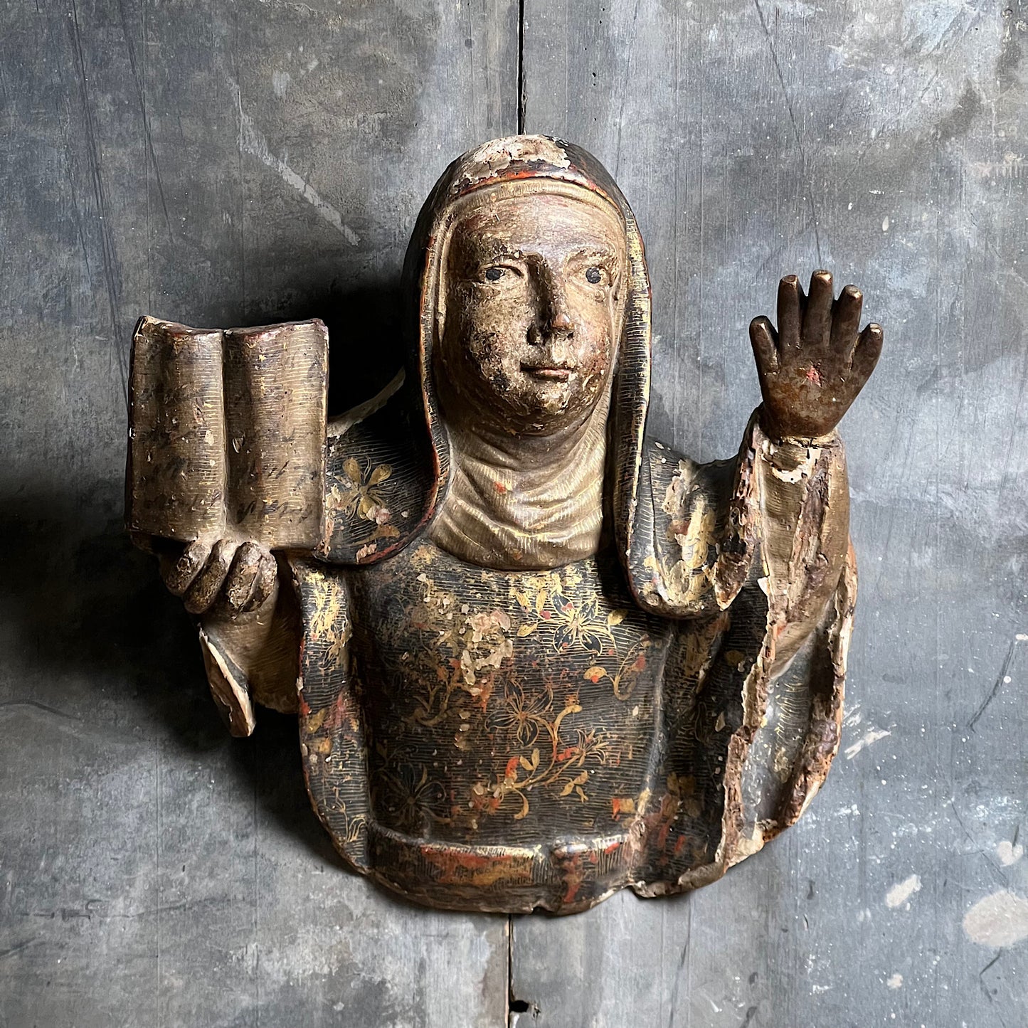 Spanish Carved Bust of St. Teresa of Ávila c.1600