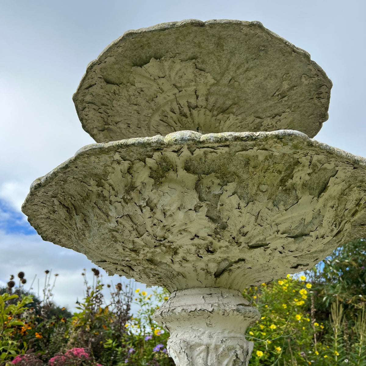 Late 19th Century American Zinc Garden Fountain, Attributed to J. W. Fiske, New York