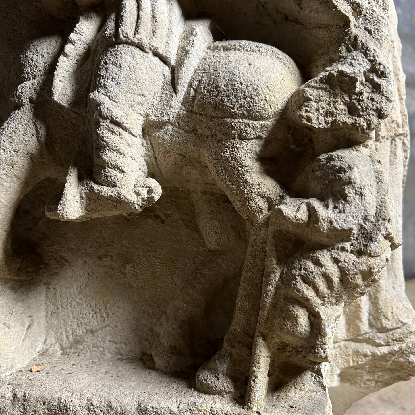 A Four-Sided French Gothic Limestone Capital or Pedestal from a Shrine or Chapel, Northern France, c.1280–1350