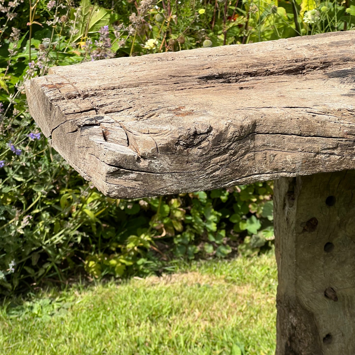 Primitive French Workbench Console c.1880