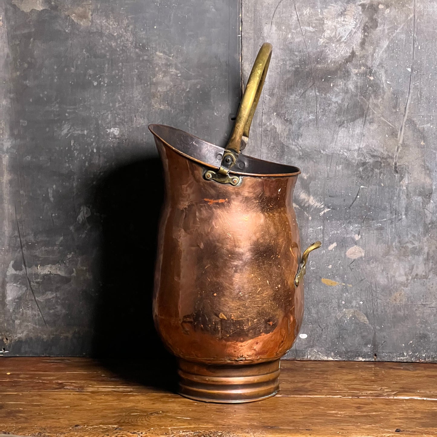 Copper Coal Bin