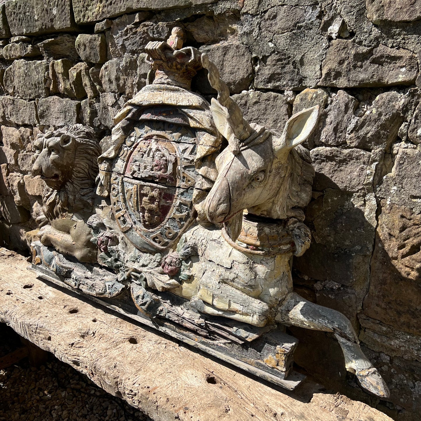 Royal Coat of Arms from Newby Hall c.1860