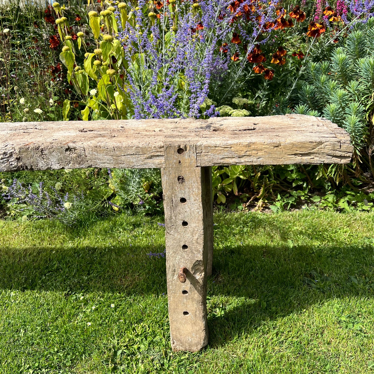 Primitive French Workbench Console c.1880