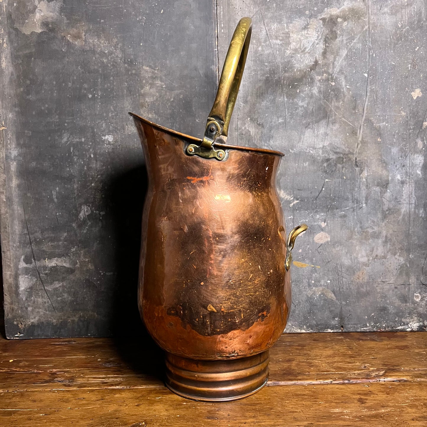 Copper Coal Bin