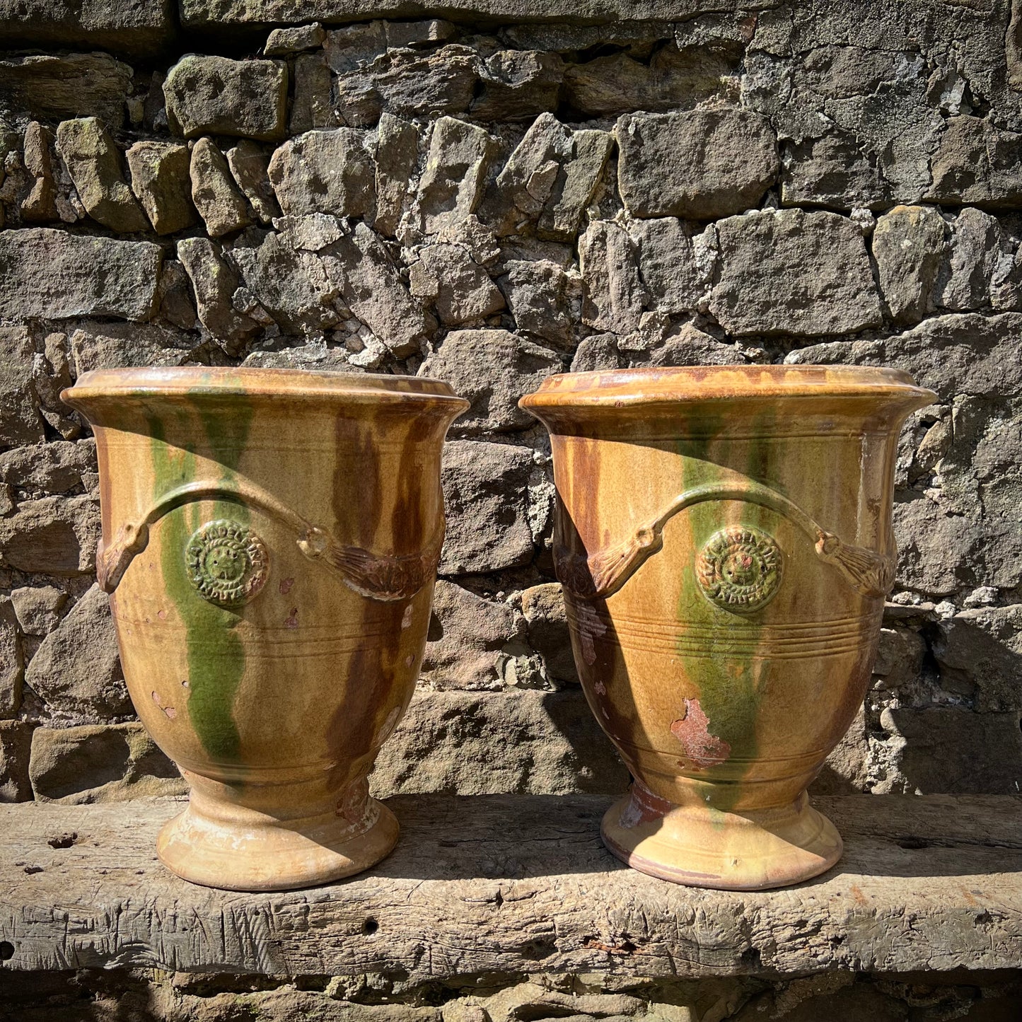 Pair of French Anduze Vases Late 20th Century