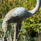 Set of Three Bronze Garden Cranes